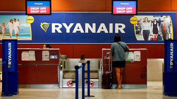 Ръчният багаж на RyanAir вече ще бъде платен