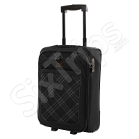Черен куфар за ръчен багаж Travelite 52см.