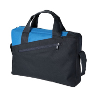 Чанта с двойна дръжка Portland черно-синя