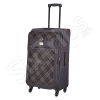 Голям стилен черен куфар Travelite Rombo L