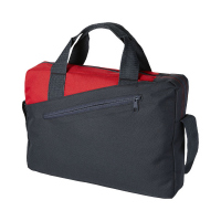 Чанта с двойна дръжка Portland черно-червена