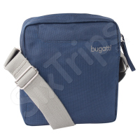 Синя чанта от висококачествен полиестер Bugatti