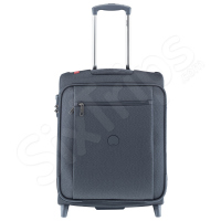 Син текстилен куфар за ръчен багаж 50см