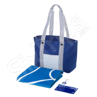 Комплект плажна чанта, кърпа и ключодържател