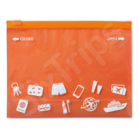 Оранжева непромокаема торбичка за съхранение при пътуване
