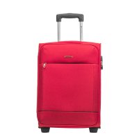Червен текстилен куфар за ръчен багаж 55см Puccini Verona