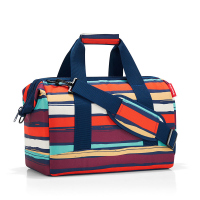 Пътна чанта със свеж дизайн Reisenthel allrounder M, цветно райе