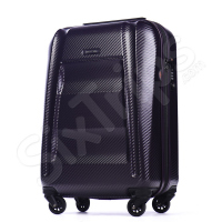 Луксозен малък куфар за ръчен багаж в тъмнолилаво Puccini New York, 55см
