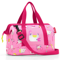 Детска пътна чанта Reisenthel Allrounder XS Kids Abc Friends, цвят розов