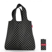Чанта за пазар Reisenthel Mini maxi shopper в черен цвят на точки