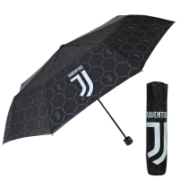 Сгъваем мъжки черен чадър Perletti Juventus