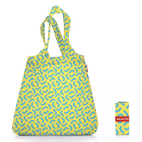 Свежа жълта чанта за пазар със сини елементи Reisenthel Mini maxi shopper, signature lemon