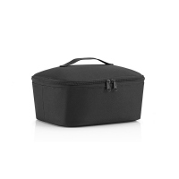 Черна термо чанта за храна с дръжка Reisenthel coolerbag M pocket, black