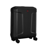 Малък черен куфар за ръчен багаж с разширение Wenger Legacy