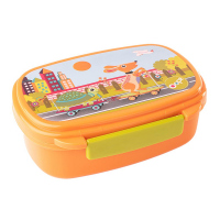 Комплект оранжева детска кутия за храна с прибори Oops Cool-Lunch Kit