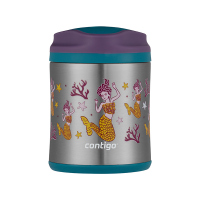Детска термо кутия /буркан/ за храна и супи Contigo Food Jar - Eggplant Mermaid