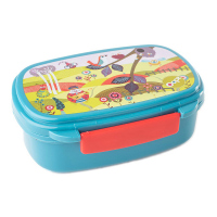 Комплект синя детска кутия за храна с прибори Oops Cool-Lunch Kit