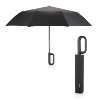 Стилен черен бързосъхнещ чадър с модерен дизайн XD Design Quick-Dry