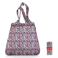 Свежа сгъваема чанта за пазар на розови цветя Reisenthel Mini maxi shopper, viola mauve