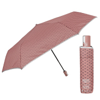 Дамски автоматичен чадър Perletti Technology в антично розово