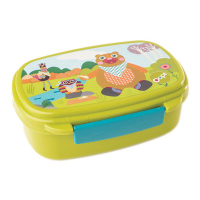 Комплект зелена детска кутия за храна и прибори Oops Cool-Lunch Kit