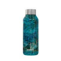 Синя термо бутилка Quokka Solid Tropical 510мл, Blue rock