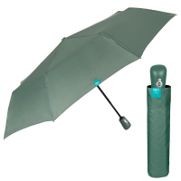 Изчистен автоматичен дамски зелен чадър Perletti Time