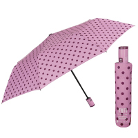 Автоматичен розов чадър на точки Perletti Technology