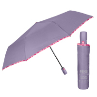 Лилав дамски автоматичен чадър Perletti Technology
