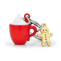 Ключодържател с чаша топло мляко и бисквитка Metalmorphose Chocolate milk cup with ginger bread