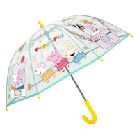 Детски прозрачен чадър Perletti Kids Peppa Pig