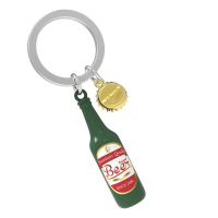 Ключодържател с бутилка бира и капачка Metalmorphose Beer green