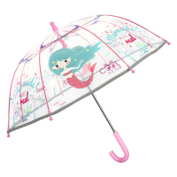 Детски прозрачен чадър с русалка Perletti CoolKids