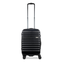 Малко черно куфарче за ръчен багаж на четири колела Corium S, 30л