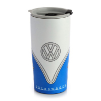Синя термочаша 500мл за кафе или чай Volkswagen VW T1 Camper Bus Blue