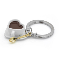 Свеж ключодържател с чаша кафе във формата на сърце Metalmorphose Heart coffee cup