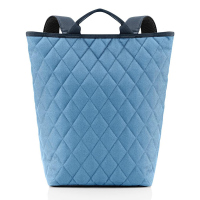 Ежедневна раница и чанта в светлосиньо Reisenthel Shopper backpack, rhombus blue
