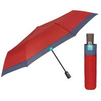 Дамски автоматичен чадър в цвят брик Perletti Time