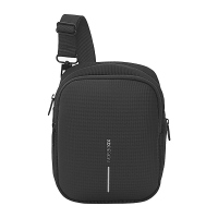 Функционална и удобна черна чанта за през рамо XD Design Boxy Sling