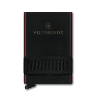 Функционален луксозен картодържател в черно и червено Victorinox Smart Card Wallet