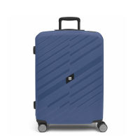 Твърд куфар на четири колела със закопчалка, в приятен син цвят Gabol Sendai 60л