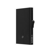Алуминиева кутия за банкови карти в стилен черен цвят C-SECURE XL Cardholder, Black