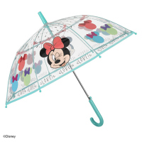 Детски прозрачен чадър за момиче с Мини Маус Perletti Kids Minnie Mouse