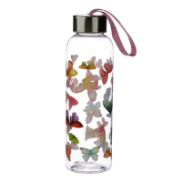 Лека дамска бутилка за вода в свеж дизайн - пеперуди Butterfly House 500мл