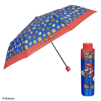 Син детски чадър за момче Perletti Kids Super Mario