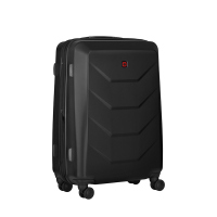 Черен твърд куфар с разширение средна големина Wenger Prymo Medium, 67л