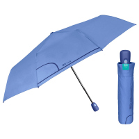 Синьо-лилав двойно автоматичен чадър Perletti Time