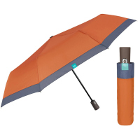 Дамски автоматичен чадър в цвят охра Perletti Time