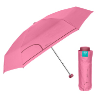 Малък розов сгъваем чадър за пътуване Perletti