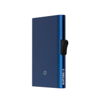 Син алуминиев картодържател C-SECURE XL Cardholder, Blue
